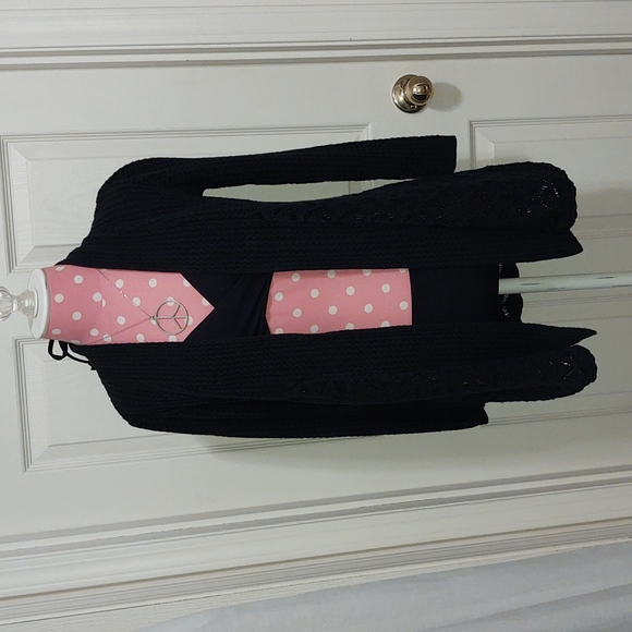 Black Cotton Cardigan (M) Belldini - Picture 2 of 8